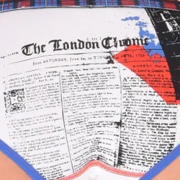 GINCH Gonch Boyfriend Brief Underwear Panty I Love London Cotton Spandex - Picture 7 of 11